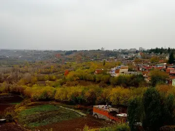 Diyarbakır Hevsel Bahçeleri, sonbahar manzarası, tarım alanları, tarihi peyzaj
