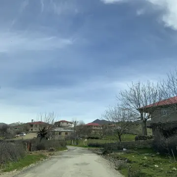 Köye yolculukta lice çıkışında manzara şöleni