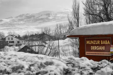 Munzur Baba Dergahı, karlı Dersim manzarası ve kış doğası