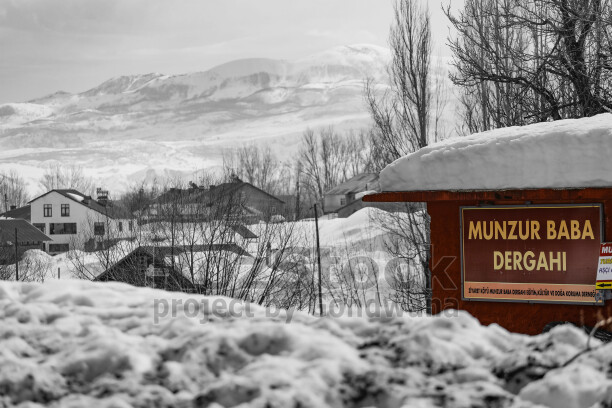 Munzur Baba Dergahı, karlı Dersim manzarası ve kış doğası